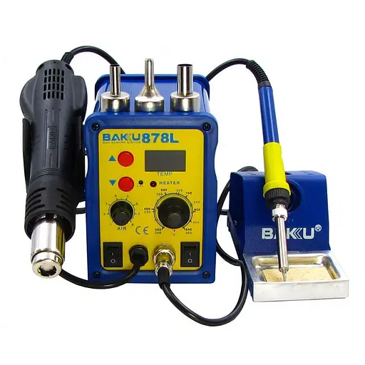 Паяльная станция Baku BK878L фен, паяльник, цифровая индикация - фото 7
