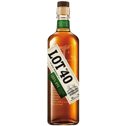Виски Lot 40 Rye Canadian Whisky 43% 0.7 л