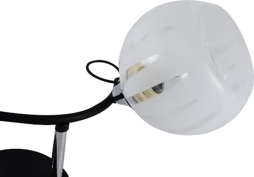 Люстра декоративна V XA1259B/2 Black+Chrome на 2 плафони - фото 4