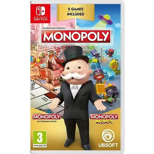 Гра Monopoly + Monopoly Madness (Double Pack) (російська версія) (Nintendo Switch)