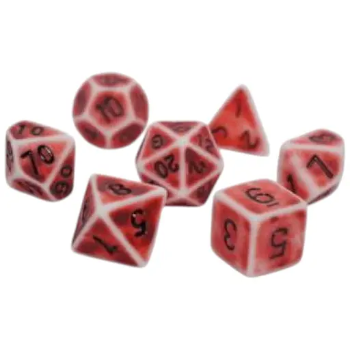 Набір кубиків Ancient 7 Dice Set - Red , 7 шт. (g7danc10)