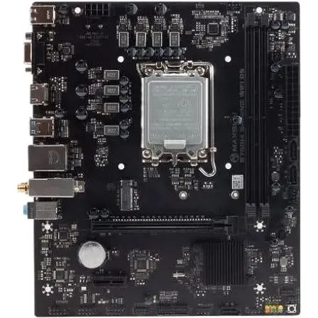 Материнская плата Maxsun LGA1700, B760M Gaming WIFI D5, B760, 2xDDR5, Int.Video(CPU), 3xSATA3, 1xPCI-E 16x 4.0, 1xPCI-E 1x, 1xM. 2 4.0, WiFi 6+BT5.2, RTL8125B, 4xUSB3.2xUSB2.0, VGA/HDMI, MicroATX (MS-B760M Gaming WIFI D5)