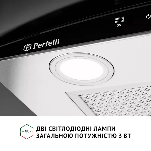 Вытяжка декоративная со стеклом PERFELLI GRASSI 6PWX INOX - фото 5