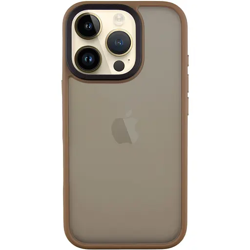 Чохол Epik TPU+PC Metal Buttons для Apple iPhone 16 Pro Max 6.9 Золотий