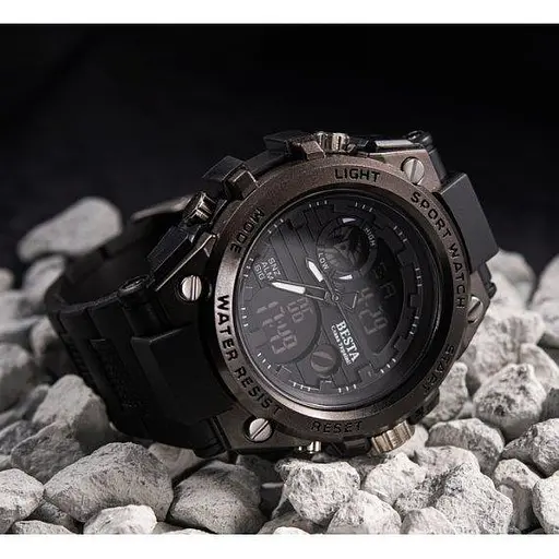 Часы мужские наручные Besta Tattoo (Черные) - фото 6