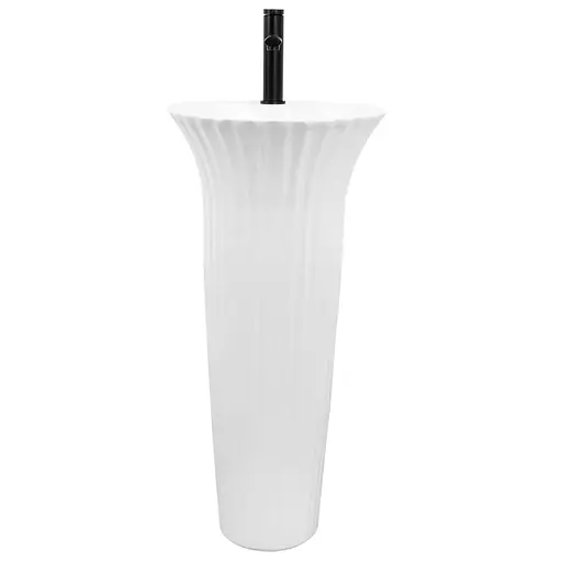 Умивальник Rea Hope white підлоговий REA-U4120, Білий - фото 4