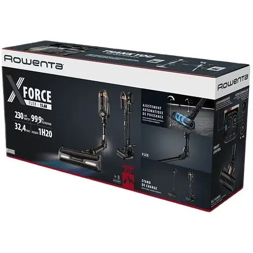 Пылесос Rowenta X-Force Flex 15.60 беспроводной черный (RH99F1WO) - фото 6