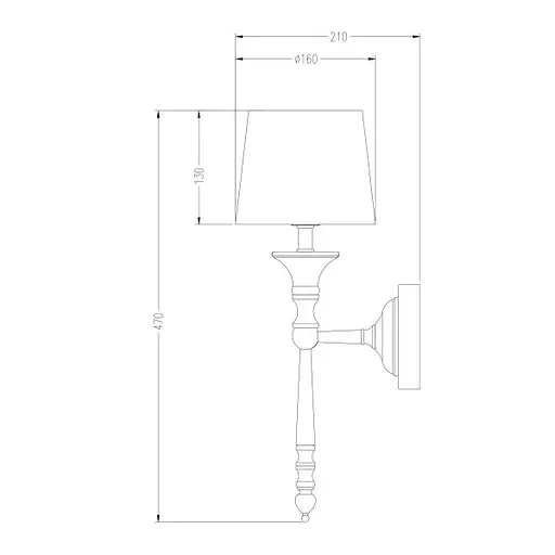 Бра CLOE RLB94875-1W Zuma Line - фото 2