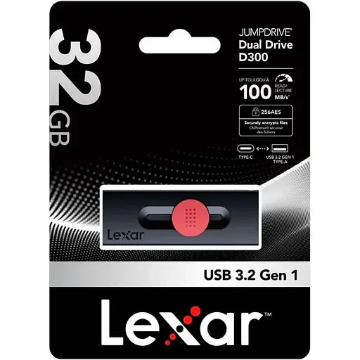 Флеш-накопичувач Lexar USB3.2 32GB LJDD300032G-BNBNG (LJDD300032G-BNBNG) - фото 6
