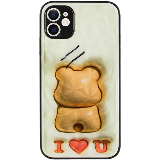 Чохол Epik TPU+PC Prisma Fluffie для Apple iPhone 11, 6.1 Bear - фото 2