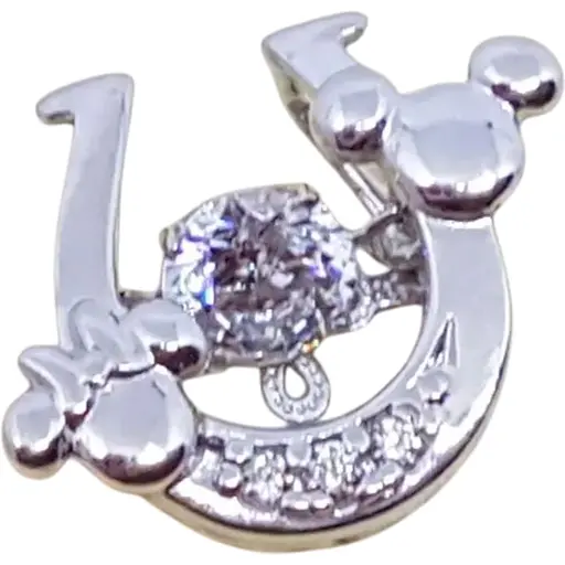 Срібна підвіска Лазурит Підкова з фіанітами. 39111р