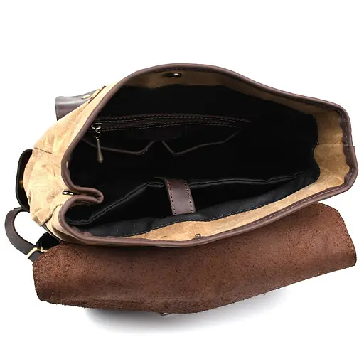 Шкіряний чоловічий рюкзак TARWA 42х33х12 см nsa0001342 - фото 6