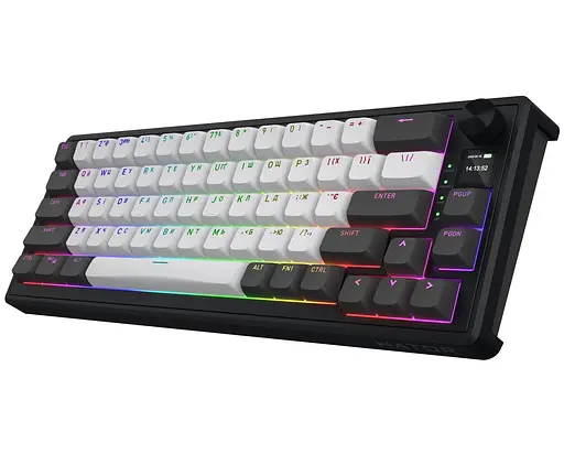 Клавиатура игровая механическая HATOR HTK-4160-RU Skyfall 65 PRO Wireless Aurum Vanila Silent Switch USB, 2,4 ГГц, BT 5.3 - фото 5