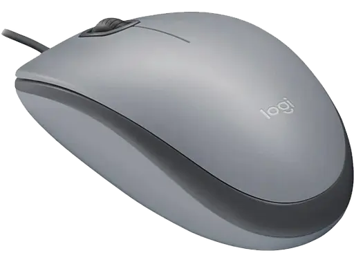 Миша Logitech M110 Silent-MID GRAY-USB-AKOYA - фото 3