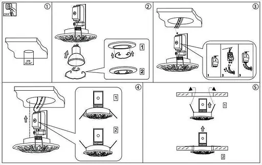Точковий світильник Ideal Lux POLKA FI1 BIANCO (115597) - фото 3