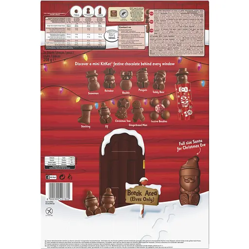 Набір цукерок KitKat Різдвяний календар 208 г - фото 2