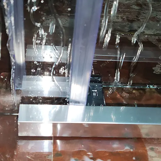 Дверь в нишу Koer SR SD05-140x200-TR-01 прозрачное стекло Easy Clean 6 мм, хром KR5406, универсальная, прозрачная, хром - фото 8