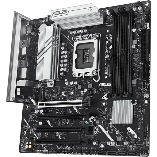 Материнская плата Asus B860M MAX Gaming AX s1851 B860 4xDDR5 M.2 DP USB Type-C Wi-Fi BT mATX - фото 5