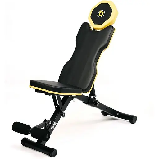 Набор Besport PowerPro гантели 2х18,5кг со скамьей WB-002 - фото 4