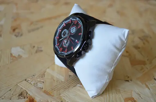 Мужские наручные часы Skmei 9181 Черные с красным - фото 9