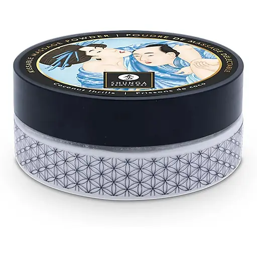 Подарунковий масажний набір Shunga Kissable Massage Powder Coconut Thrills, 2 шт - фото 3