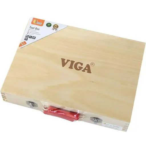 Ігровий набір Viga Toys Валіза з інструментами дерев'яний (50387) - фото 2