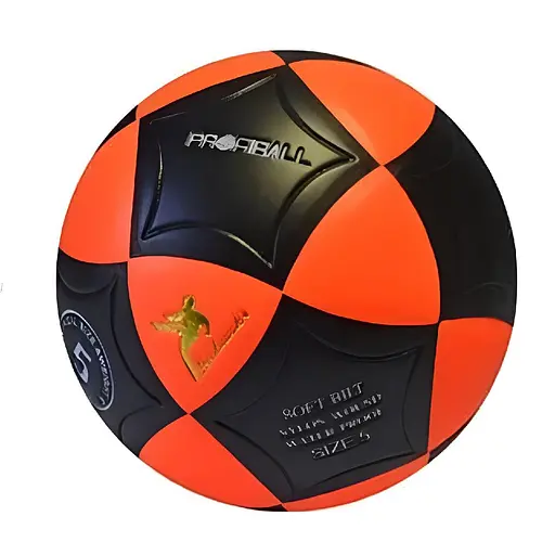 Футбольний м'яч Sport Brand MS1771 розмір №5, м'яч для активного відпочинку ПВХ Ігровий м'яч для футболу Red/Black - фото 1