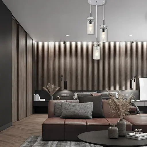 Люстра Ardero BL1733-3 CHICAGO під лампу хром - фото 3