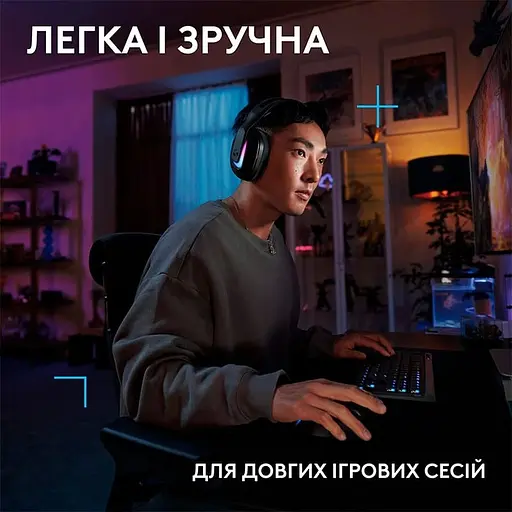 Гарнитура Logitech G522 LightSpeed Wireless Gaming Headset Black (981-001544) - фото 4
