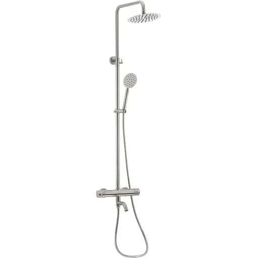 Душова система з термостатом Mixxus TMO-009-J SS0039, Нержавіюча сталь - фото 1