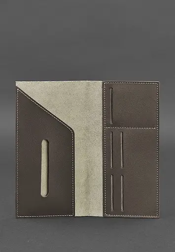 Кожаный тревел-кейс 3.1 темно-бежевый - фото 5