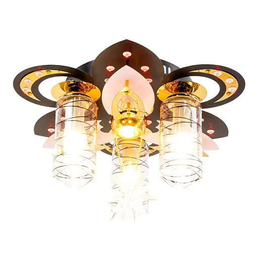 Люстра "космос" на 4 лампочки с подсветкой VALESO V 70057-3 1А-400 - фото 6