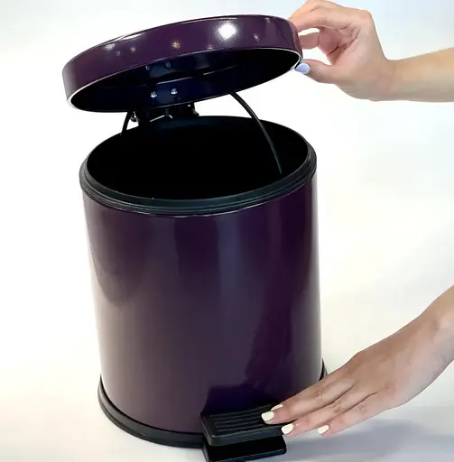 Ведро для мусора с педалью Mertinox 5 л Фиолетовый 4501.2028S.101.05 violet  - фото 3