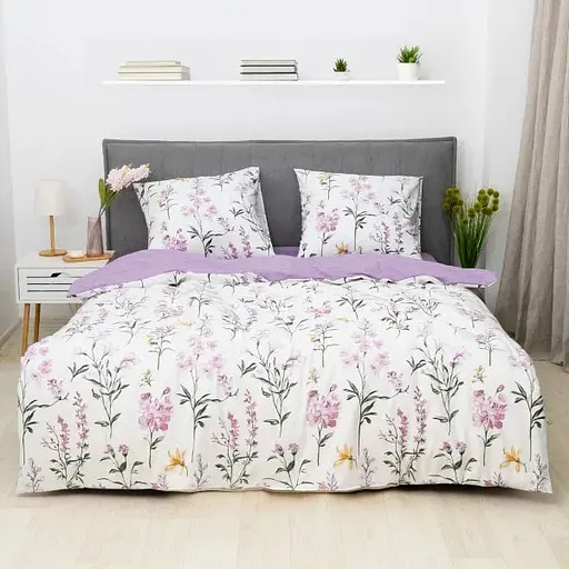 Комплект постільної білизни Viluta євро ранфорс 25366 100% бавовна - фото 1