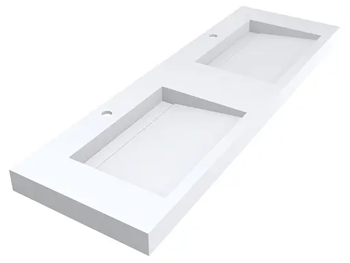 Умывальник Miraggio Agness 1500 mirasoft 0001060, Белый матовый - фото 4