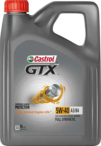 Моторна олива CASTROL GTX 5W-40 4л (15E62C)
