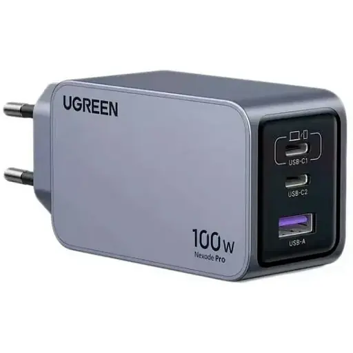 Зарядний пристрій Ugreen X757 Nexode Pro 100w 3 виходи - фото 1
