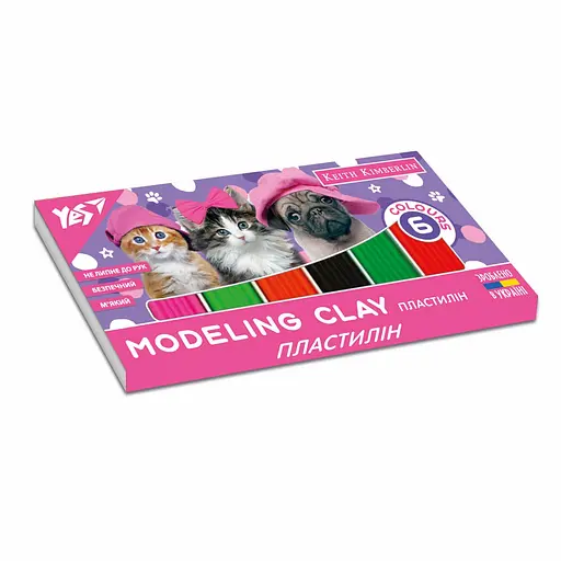 Пластилин Yes Keith Kimberlin, 6 цветов, 120 г