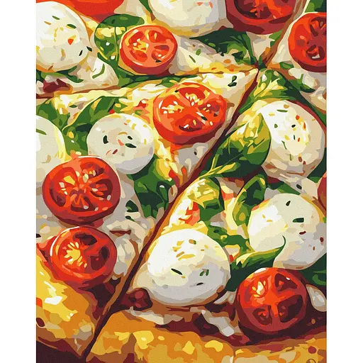 Картина по номерам на подрамнике Brushme Итальянская пицца