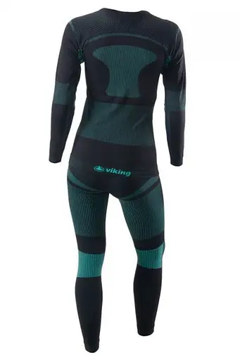 Комплект термобілизни Viking Ilsa Black/Turquoise XXL (500/15/1977-70-XXL) - фото 2