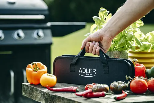 Набір приладів для гриля барбекю Adler AD 6727 нержавіюча сталь у футлярі - фото 10