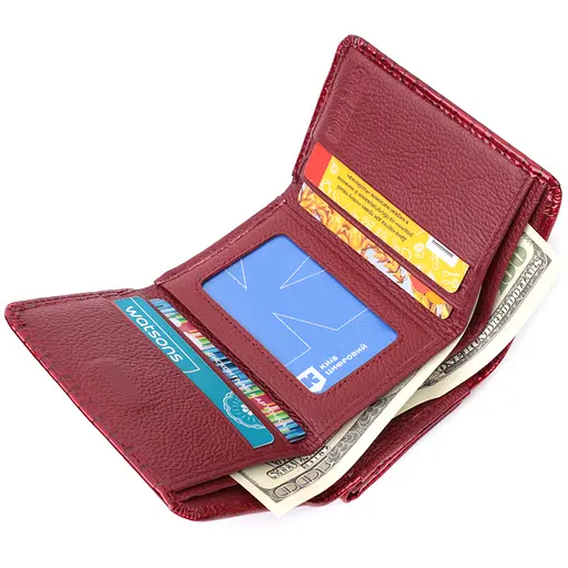 Кожаный женский кошелек ST Leather 11.5х8.5х2 см acs0029445 - фото 8