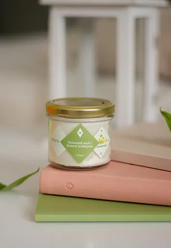 Зелений чай і довга подорож 130 мл, 15 год 130 мл Соєвий віск 15 годин - фото 3
