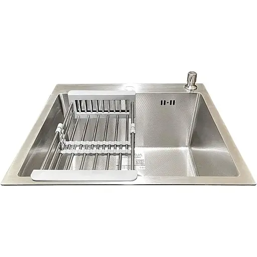 Кухонна мийка Romzha Arta Carbon U-450 - фото 3