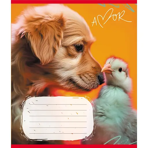 Тетрадь ученическая "Животные" Leader 012-500394K-2 в клетку, 12 листов (959050) - фото 1