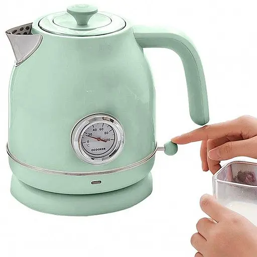 Электрочайник с датчиком температуры Qcooker Electric Kettle Green CS-SH01 - фото 2