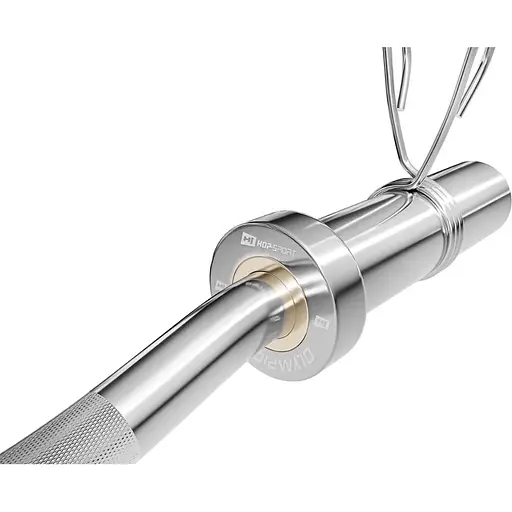 Набор олимпийский Hop-Sport PRO 90кг с W-образным грифом - фото 8