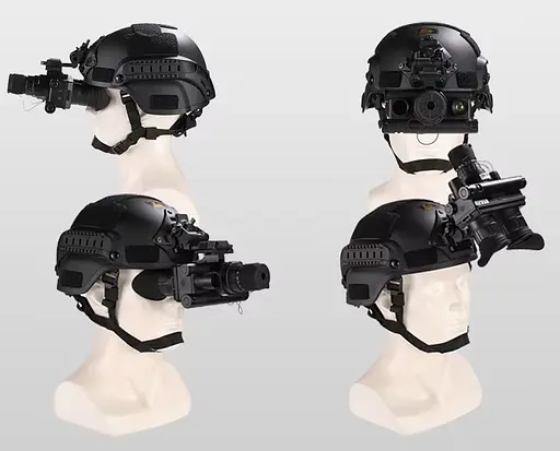 Цифровой бинокль ночного видения Ziyouhu OHB-R5 1080P (до 600м) HD с креплением FMA L4G24 на шлем - фото 5