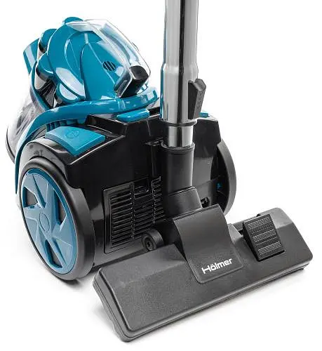 Пылесос Holmer HVCC-91В ECO Cyclone 900 W контейнер объем пылесборника 2 л HEPA-фильтр регулировка мощности на корпусе технология Multi-Cyclone микрофильтр Blue - фото 5