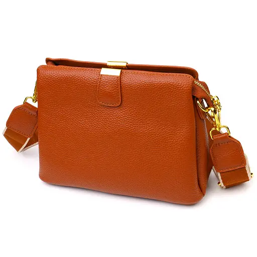 Сумка кожаная женская Vintage 23х17х8 см sum0022705 - фото 2